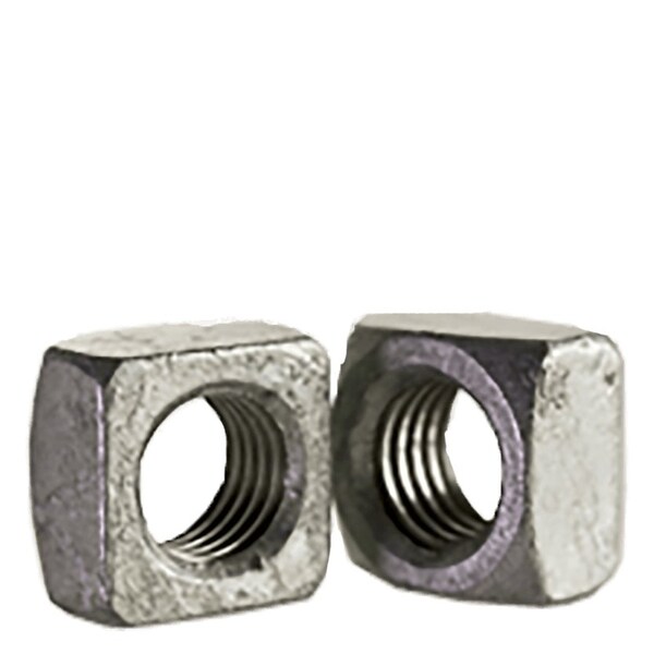 Newport Fasteners 3/4-10 Regular Square Nuts/Grade 2/Hot Dip Galvanized , 25PK NB238042P-25 - main